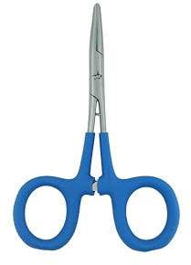 Kingfisher Accessoire de pêche à la mouche Pince hémostatique pour enlever l'hameçon Droit