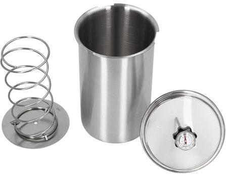 Herramienta para Prensar Carne para Hacer Jamón, Hacer Carne de Jamón, Máquina para Hacer Carne, Almuerzo Casero, Máquina para Hacer Carne con Termómetro de Acero Inoxidable 304,