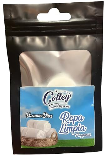 Colley Home Fragrances Ropa Limpia Fragrance Vacuum Freshener Discs Bag Long Lasting Scent for Vacuums Freshener-Discs - Scented Disc Bag