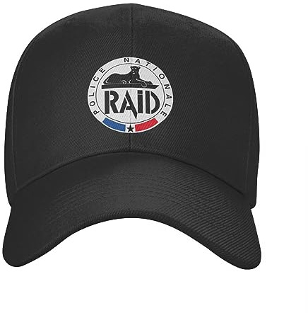 Casquette de Baseball imprimée Personnalisé France Raid Police Française pour Hommes Femmes Papa Chapeau Ajustable Streetwear Snapback Casquettes Chapeaux d’été Accessoires de Sport