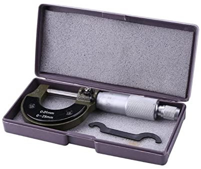 Bügelmessschraube, 0-25 mm Außenmikrometer-Bremssattel-Präzisionsanzeige Vernier-Messwerkzeuge Messwerkzeuge Mikrometer hochpräzise Messwerkzeuge, Hohe Präzision