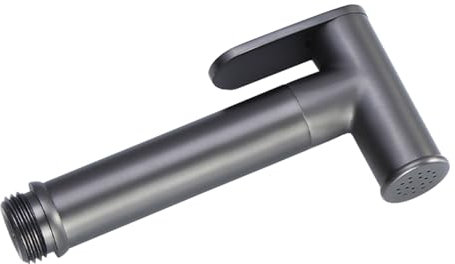 TYMYW Pulvérisateur de Bidet À Main en Laiton Connexion G1/2 pour Le Nettoyage Personnel Dans La Salle de Bain Gris