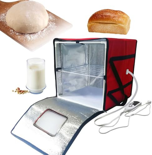 Macchina per la fermentazione del lievito madre con ripiano interno, scatola per la fermentazione dell'impasto per pane e pizza, supporto per il controllo della temperatura e del tempo, per la produzi