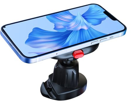 Support de téléphone pour voiture – Support de téléphone portable rotatif à 360 °, support de téléphone à dégagement rapide pour conduite tout-terrain, navigation, bateau, taxi, voyage