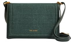 Ted Baker london versaa-belt detail linen crossbody bag, mid green