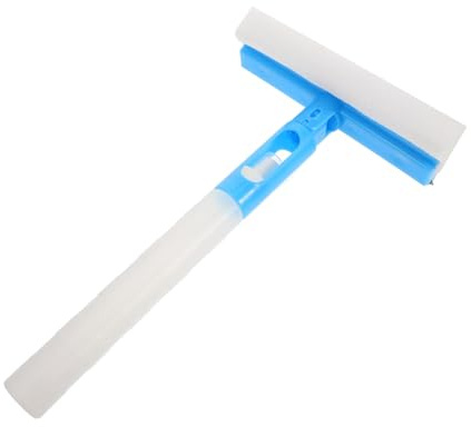 DECORNIJIA Strumento Lavavetri Auto Spazzola in Plastica per Pulizia Superfici senza Macchie e Spruzzatore Integrato per Casa e Auto