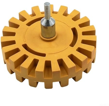 Decal Remover Wheel Designed for Cars, Trucks, and RVs, Safe for Automotive Paint with Easy Attachment
