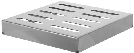 FONDOTIN Rejilla de Drenaje de Acero Inoxidable Cubierta Pesada para Canaletas Exteriores Compatible con Sumideros y Drenajes de Entrada Resistente la Corrosión para Patios y Garajes