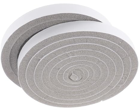 Ruban D’étanchéité pour Fenêtres en Mousse Blanc, 2 Rouleaux | Adhésif Puissant, sans Décollement, pour Interstices de Placard et Armoire, Usage Domestique