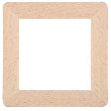 Housoutil Placa de Pared de Madera Maciza para Enchufes, Protección Decorativa para Interruptores, Color Caqui, Estilo Nórdico, Compatible Interruptores 8,6X8,6Mm para Hogar