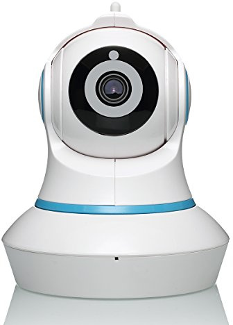 EMAX Caméra de Surveillance, Full HD 1080P Caméra de Sécurité IP avec Alarme de Détection de Mouvement, IP Caméra WiFi sans Fil PTZ, Vision Nocturne