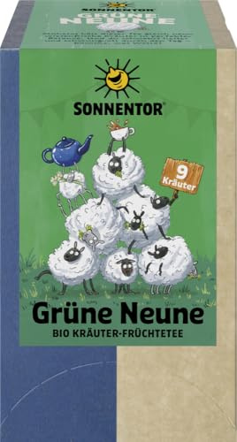 Sonnentor Bio Grüne Neune Tee, 18 Beutel á 1,5 g