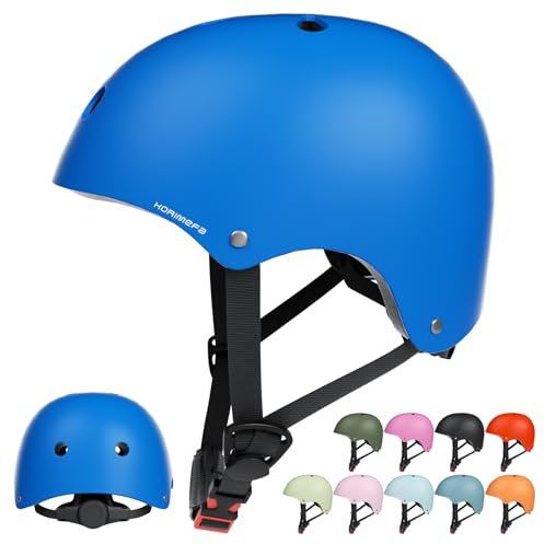 KORIMEFA Kinder Fahrradhelm Kinderhelm Skaterhelm Verstellbar für 3 Jahre Junge für Fahrrad Roller Skateboard Scooter 3-13 Jahre Alt Junge Mädchen