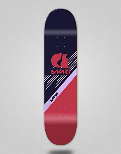 Monopatín Skate Skateboard Deck Tabla Sakari Vin Art red (8.125)