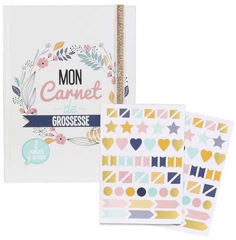 Tom & Zoé Bougie Parfumée x5 Calendrier Maman Fleur de Cerisier Doré