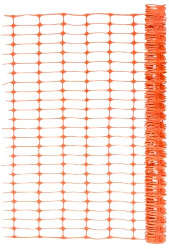vidaXL Gartenzaun Schutznetz Warnnetz Bauzaun Warnzaun Wildzaun Zaun Netz Baustellnetz Absperrzaun Fangnetz Auffangnetz Waldzaun 50m Orange