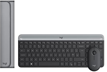 Logitech Desk Mat - Studio Series, Multifunzione + MK470 Kit Mouse e Tastiera Wireless per Windows