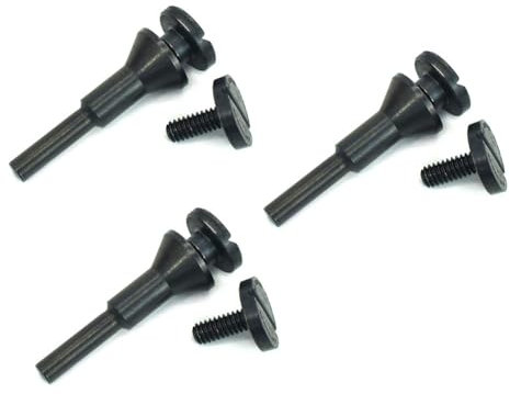 Correa Dornhalter 3/8 und 1/4 Dornloch für Stabschleifer-Zubehör Bohrer Drehwerkzeug (3er-Pack)