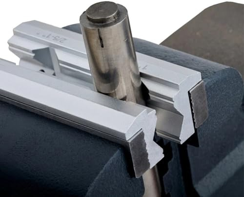 1 paio di morse per fresatura CNC in acciaio, ganasce dure, ganasce di aspirazione magnetiche, ganasce tipo V, set di fresatura in lega di alluminio (12,7 cm)