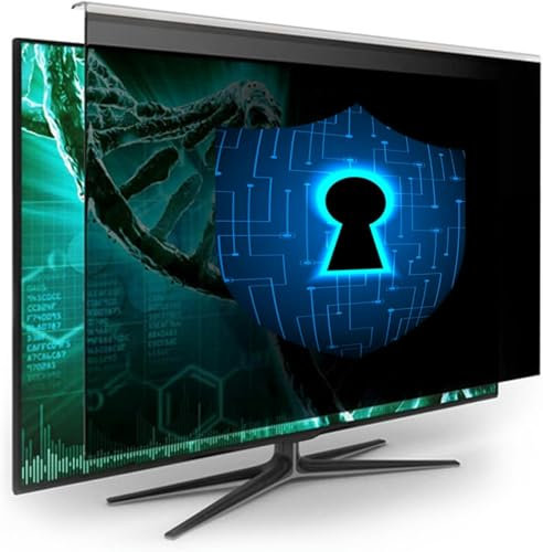 XDRGOOIUY Desktop Computer Privacy Film, Screen Monitor Protective Cover, Data Protection 30 Degree Privacy Display Filter for Airports, Offices, Trains or Other Public Spaces