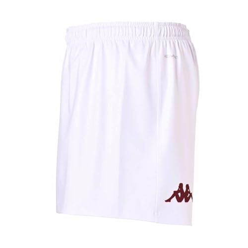 Kappa Kombat Ryder Pro UBB Pants, White/Red Dahlia, L Mixte