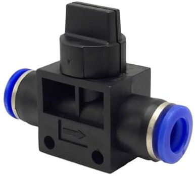 TNGNMGVSJ Pneumatic Fitting 2 Way Quick Push Connector Tube Hose 4mm 6mm 8mm 10mm 12mm HVFF Air Pneumatic Parts Switch Controller(HVFF-4)