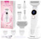 iToncs Intimrasierer für Frauen, 5-in-1 Elektrischer Rasierer Damen, IPX7 Wasserdichter Damenrasierer, Schmerzloser Nass-Trocken-Rasierer für Bikini, Achseln, Beine, Augenbrauen & Nase, USB-Ladestati