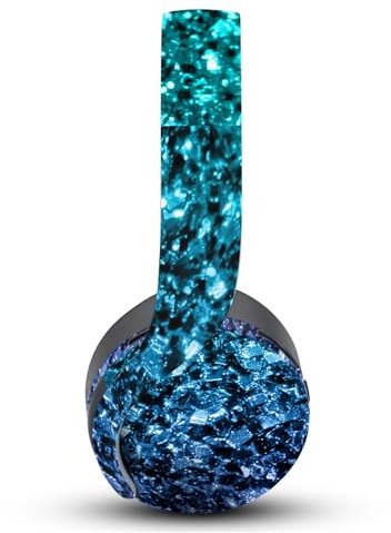 Head Case Designs Offizielle PLdesign Wasserblau Kunst Mix Vinyl Haut Aufkleber Abziehbild Abdeckung kompatibel mit Sony PlayStation PS Pulse 3D Headset
