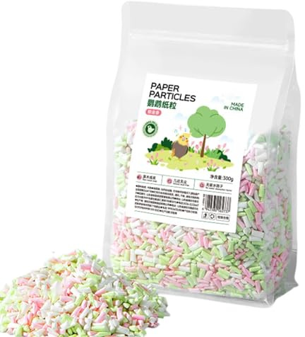Bird Bedding, Bird Cage Bedding, Natural Hamster Bed Linen, Low Pet Litter, Paper Supplies, Odour Control Soft Wood Chips