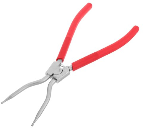 Vaguelly Outil de Tension de Ressort pour Lave-linge en Acier Inoxydable, Retrait Rapide et Usage, pour Réparation et Maintenance, Rouge