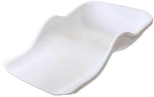 Flexible Foot Debris Tray - Podiatry Chiropody Domicilary - Soft Rubberised Tray Comfortable Easy Clean - Carry Bag Included (White)