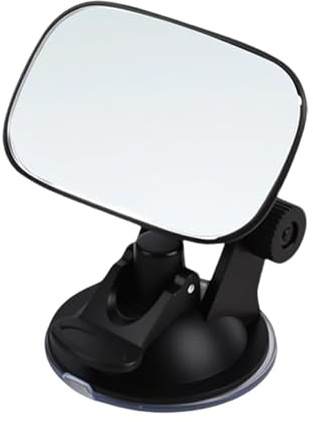 Jubilofex Miroir De Voiture Pour Orienté L'Arrière - Verre Courbé Incassable | Miroir pour Siège Auto Rotation 360° Vue Confort,Pour L'Observation Des Voyages En Siège Arrière De SUV