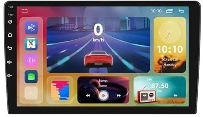 Navigazione CarPlay wireless Touchscreen Autoradio universale Android 2 Din da 9 pollici, lettore DVD(9'' 2+32G With Carplay)