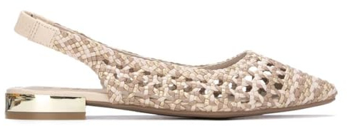 XTI - Bailarina Mujer Beige - Calzado Cómodo y Versátil - Moda Casual - Modelo 14530001 (Talla 35)