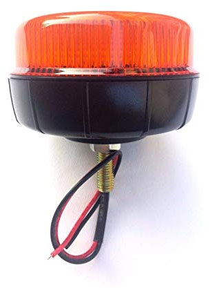 Matel Service Lámpara LED giratoria 12 LED de alta potencia R65 R10 luz de advertencia 12 V 24 V