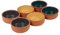 6 Pc Colour Terracotta Ramekin Set 12cm Oven Cooking Dish Serving Tapas Dip Bowl
