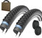 Schwalbe Reifen Marathon Plus MTB HS468 Unplattbar Reflex 26x2.25 | 57-559 mit SV Schlauch [ 2 STÜCK ]