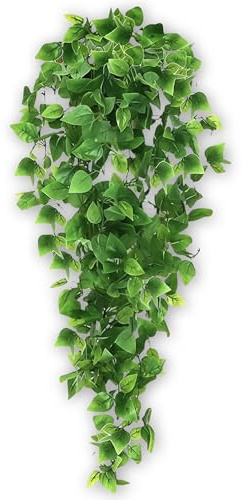 Awsyhom 2 Pack Artificial Hanging Ivy Plants (3.6ft) - Fake Vine Greenery for Indoor/Outdoor Decor, Wedding & Photography - No Basket Included