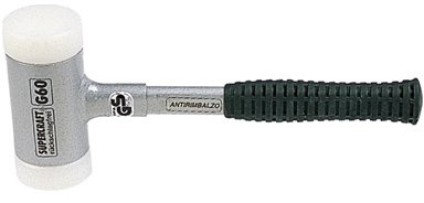 ABC Tools 3377.025 Mazzuola e Mazze Anti Rimbalzo, Grigio