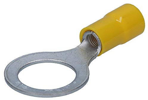 Cembre 10x GF-M16 Ringkabelschuh isoliert, gelb - Quetschverbinder