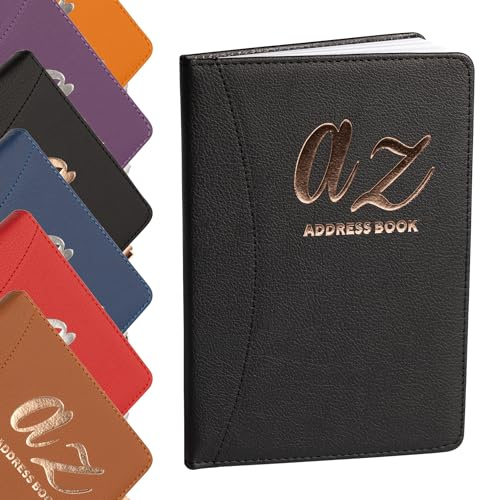 A bis Z Telefon-Adressbuch, A-Z Index, Hardcover, mit Stift, A5, Adressbuch, Home Office, Arbeit