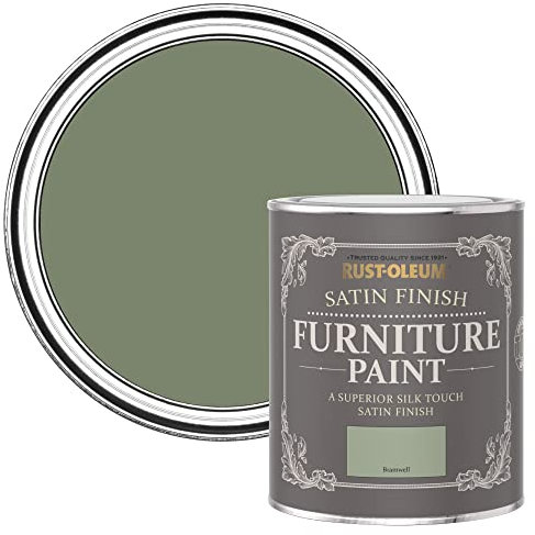 Rust-Oleum Green Furniture Paint in Satin Finish - Bramwell 750ml