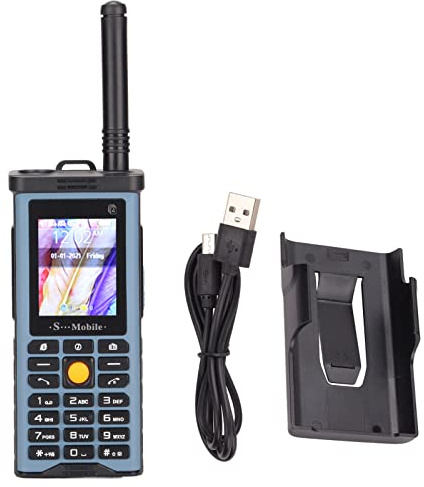 Elprico Big Button Handy, 2G Retro Smartphone Unlocked Handy Senior Handy 2400mAh Kapazität Akku für Senioren(Hellblau)