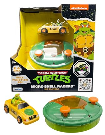 Teenage Mutant Ninja Turtles: Mutant Mayhem Classic Michelangelo: TMNT Micro Shell Racer, Alter 3+ Geschenke & Spielzeug, 3