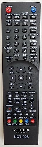 Re-Flix Universalfernbedienung UCT-028 für Orion TV-32082C