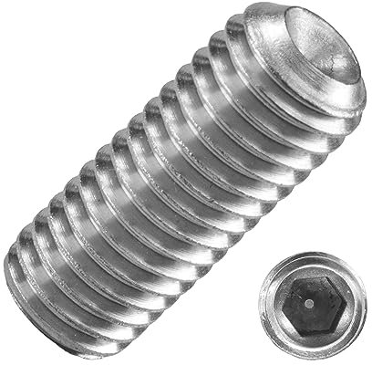 Techtanium Gewindestifte M5 x 18 mm mit Innensechskant u. Ringschneide aus Edelstahl A2 (5 Stück) | Versch. Größen & Verpackungseinheiten verfügbar | Madenschrauben | Schraubstifte | DIN 916