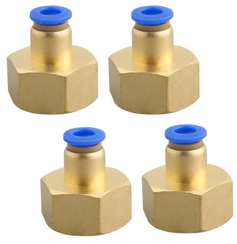 VIVIIHOO Raccord Pneumatique 1/2 - Tuyau 6 mm - Raccord Rapide à Air Comprimé Avec Douille - Qualité Industrielle
