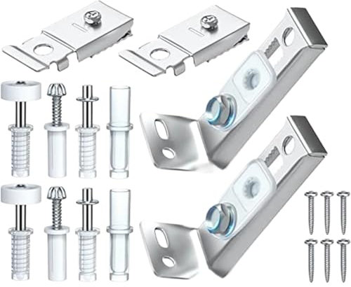 AQXYWYUI 2-teiliges Hardware-Set for Scheunentore, for 7/8 Zoll bis 1 Zoll Führungsradschiene, Reparaturset for Falttüren, Schiebetüren, for Falttüren im Schrank