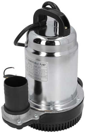 Solarwasserpumpe, 260 W, 24 V, Solarbetriebenes Tiefbrunnen-Tauchpumpen-Set mit Hohem Hub und 1 Zoll, 1,5 Zoll, 2 Zoll Auslassanschluss, Leistungsstarke Wasserteichbrunnenpumpe