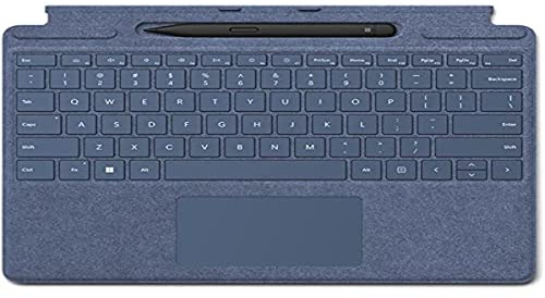 Microsoft Surface Pro Signature Keyboard con Slim Pen (para Surface Pro 8, 9, X) (QWERTY Italiano) Zafiro (Reacondicionado)